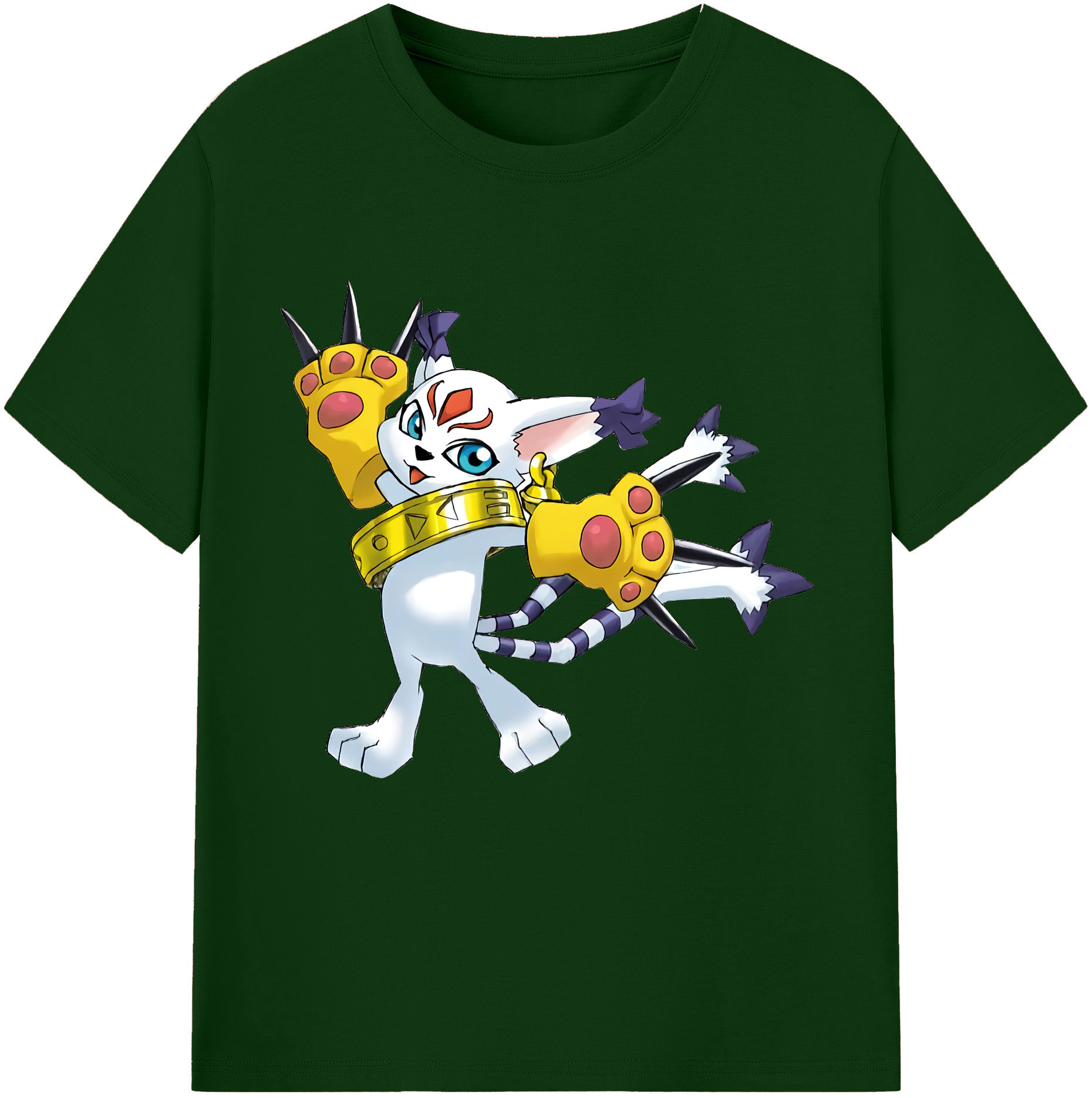 （画像用） Digimon デジタルモンスター/デジモン 綿100％半袖Tシャツ（フロントプリント）